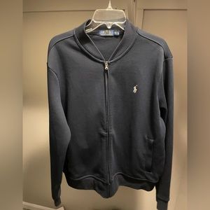 Navy Polo Bomber Jacket